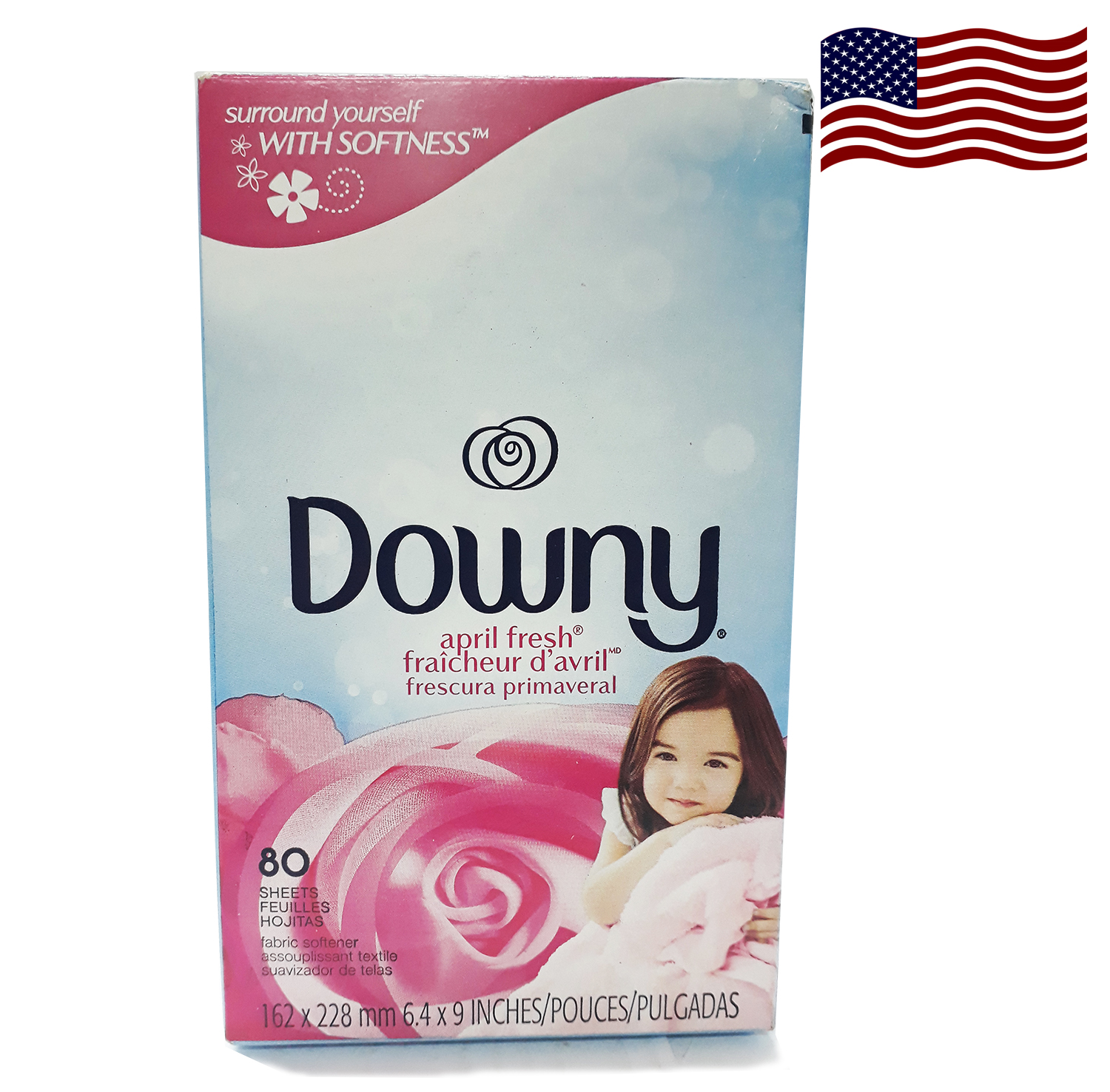 Giấy xả làm mềm vải Downy Fabric April Fresh (80 tờ)
