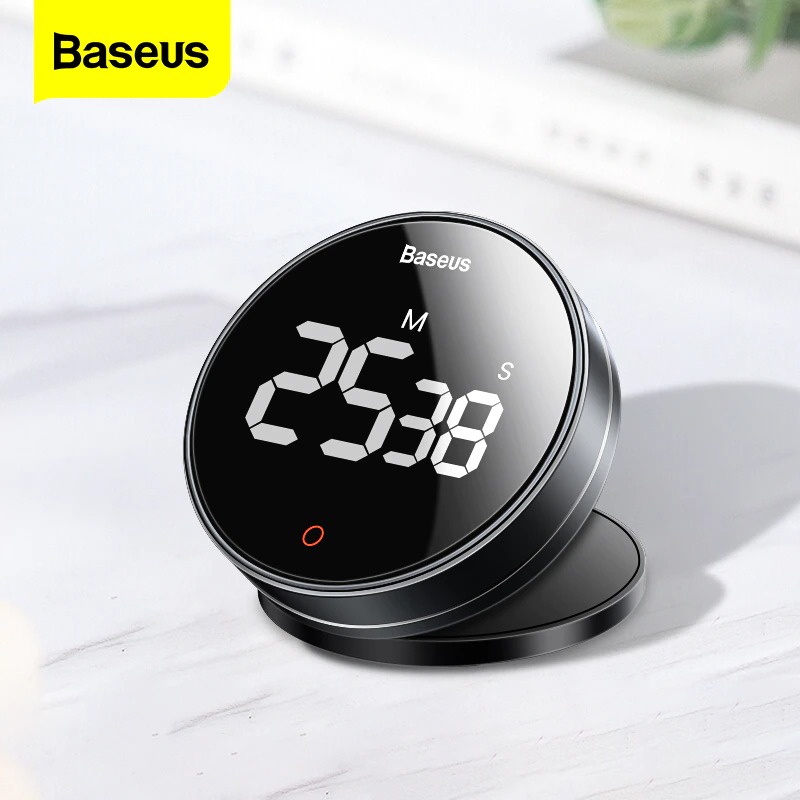 Đồng Hồ hẹn giờ đếm ngược có âm thanh Baseus Heyo Rotation Countdown Timer
