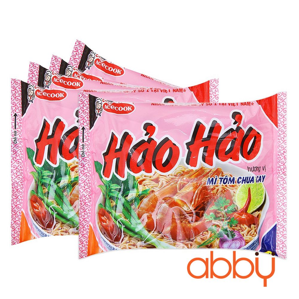 Mì tôm Hảo hảo vị mì tôm chua cay (thùng 30gx75g)