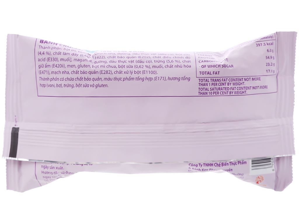 [Siêu thị WinMart] - Bánh sừng bò Bauli Moonfils Vanilla 47g