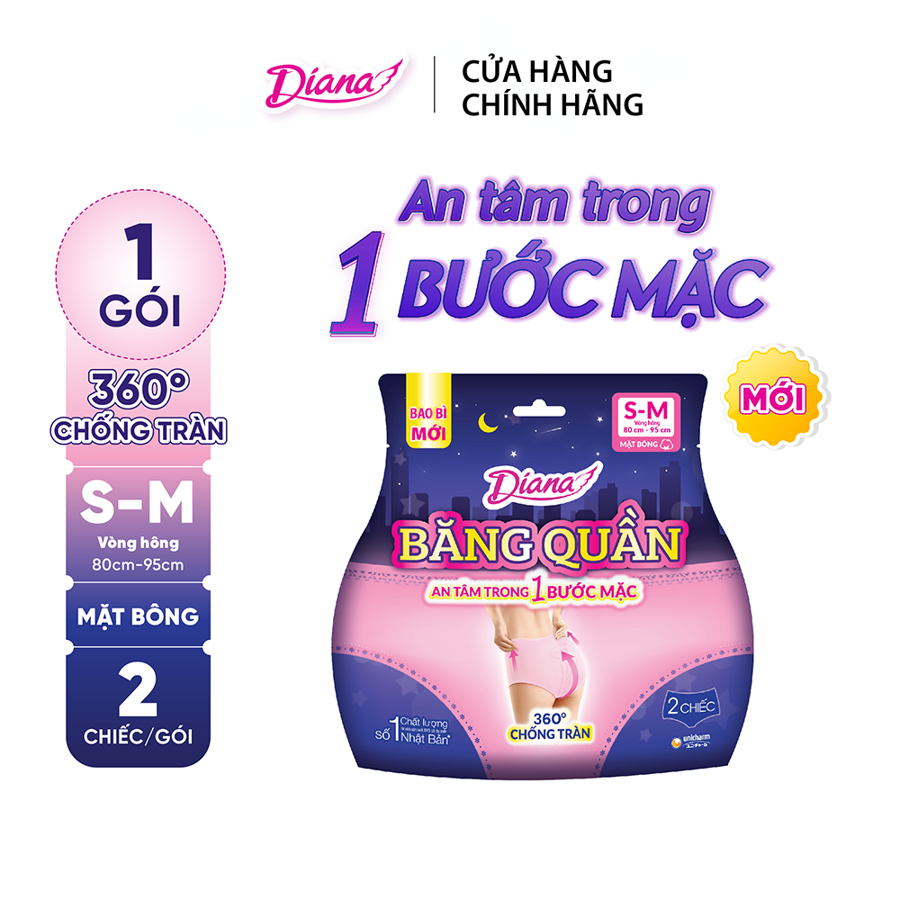 GIFT - BVS Diana Băng quần S/M 2 miếng