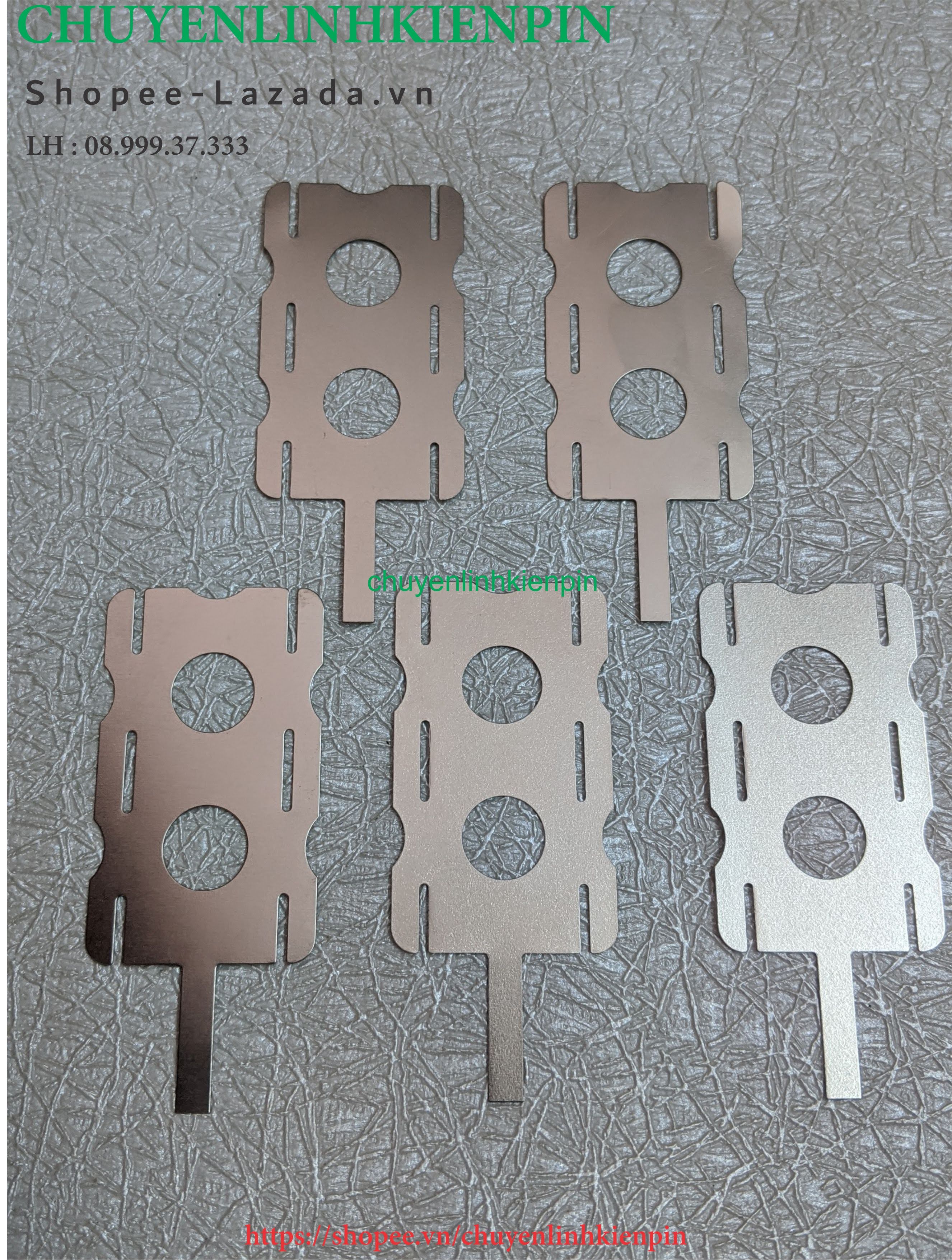 [HCM]5 Miếng Kẽm hàn cell loại 3 hàng ( BL64 22 )