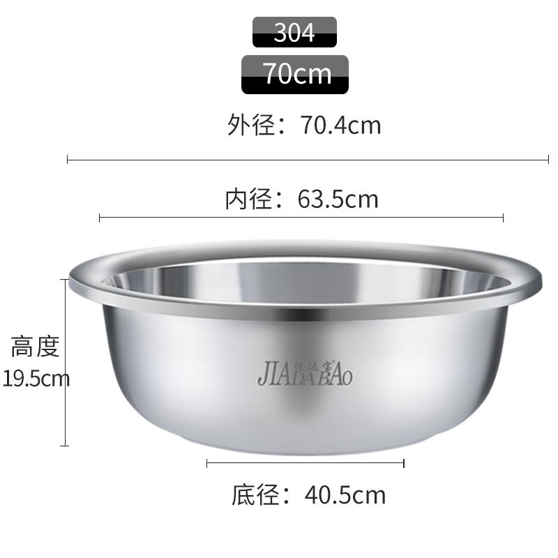 Jada Bao Vải Hình Tròn Dày Chậu Rửa Chậu Inox