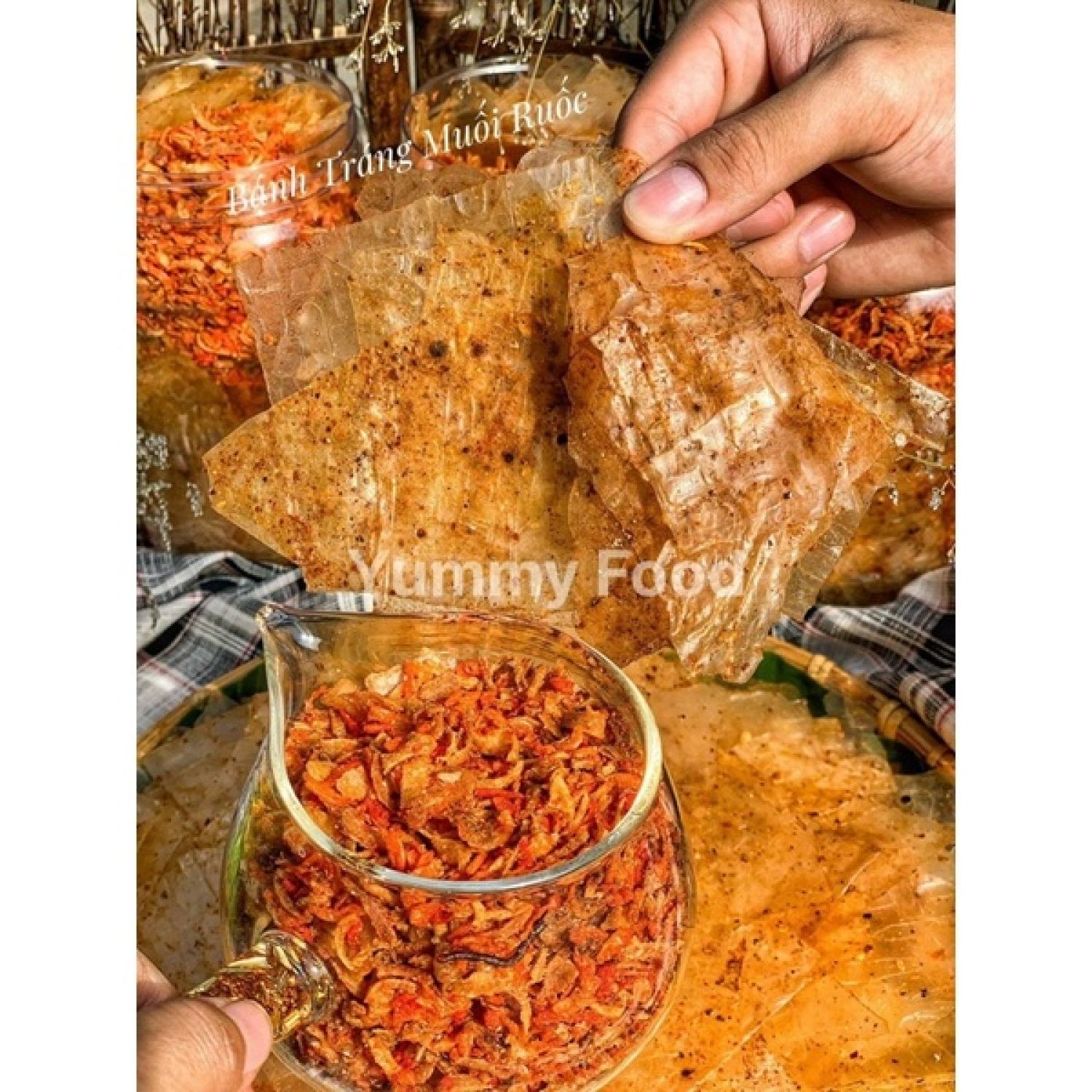 Bánh Tráng Muối Ruốc - 350gr