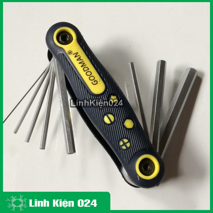 Bộ lục lăng Goodman gập 8 chi tiết USA