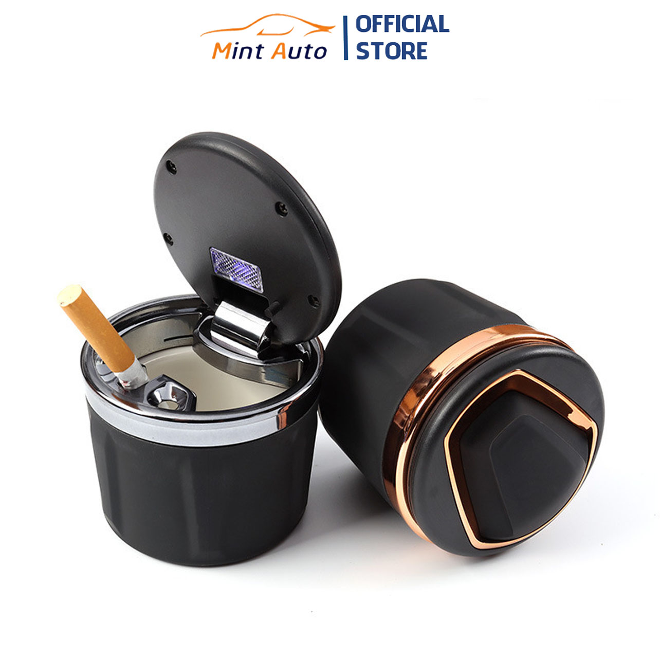 Premium led ashtray for easy night use