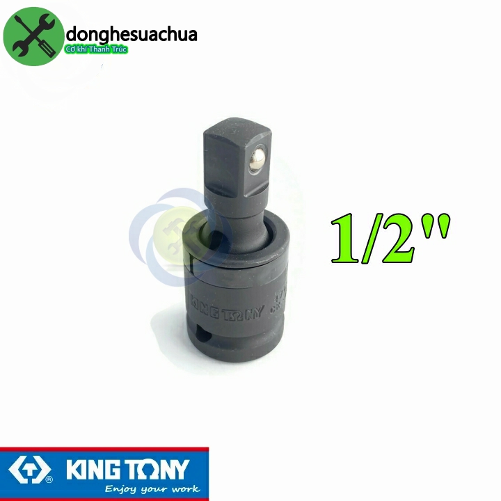 Đầu lắc léo đen 1/2 kingtony 4797