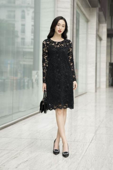Đầm ren suông dáng ngắn SIXDO – SIXDO >>> top1shop >>> lazada.vn