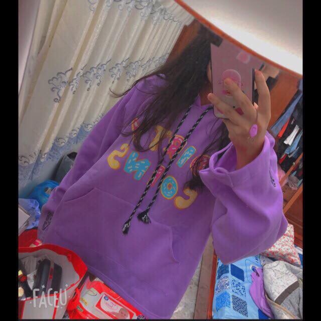 [HCM]Áo hoodie DIRTY tím