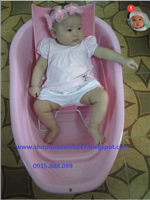 Lưới đỡ tắm bé có gối đầu