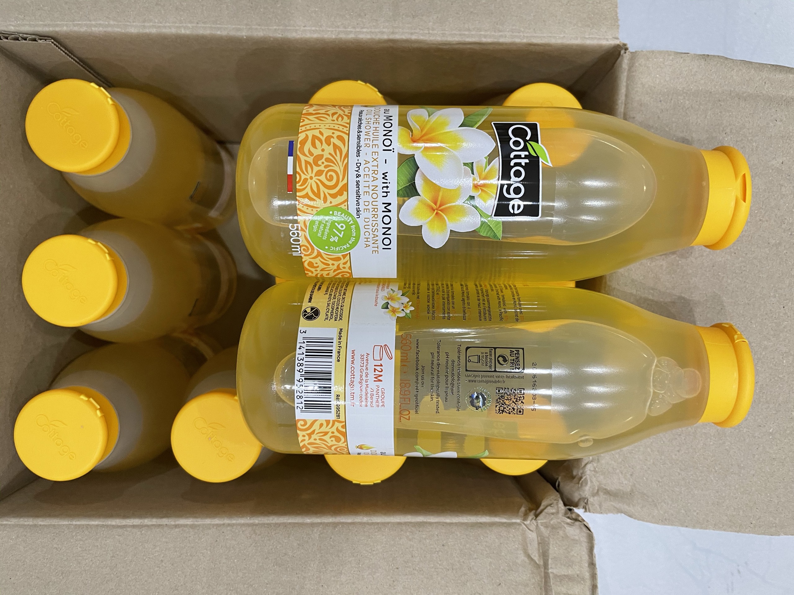 Sữa tắm hoa sứ Cottage Pháp 560ml