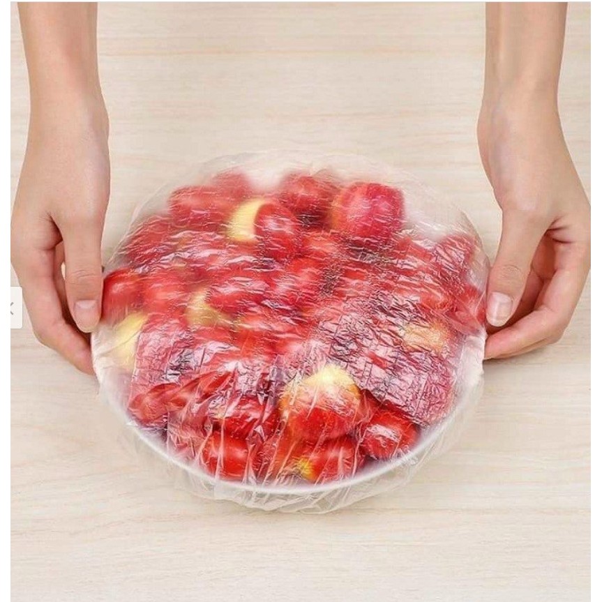 [HCM]SET 100 TÚI BỌC THỰC PHẨM CO GIÃN TÁI SỬ DỤNG