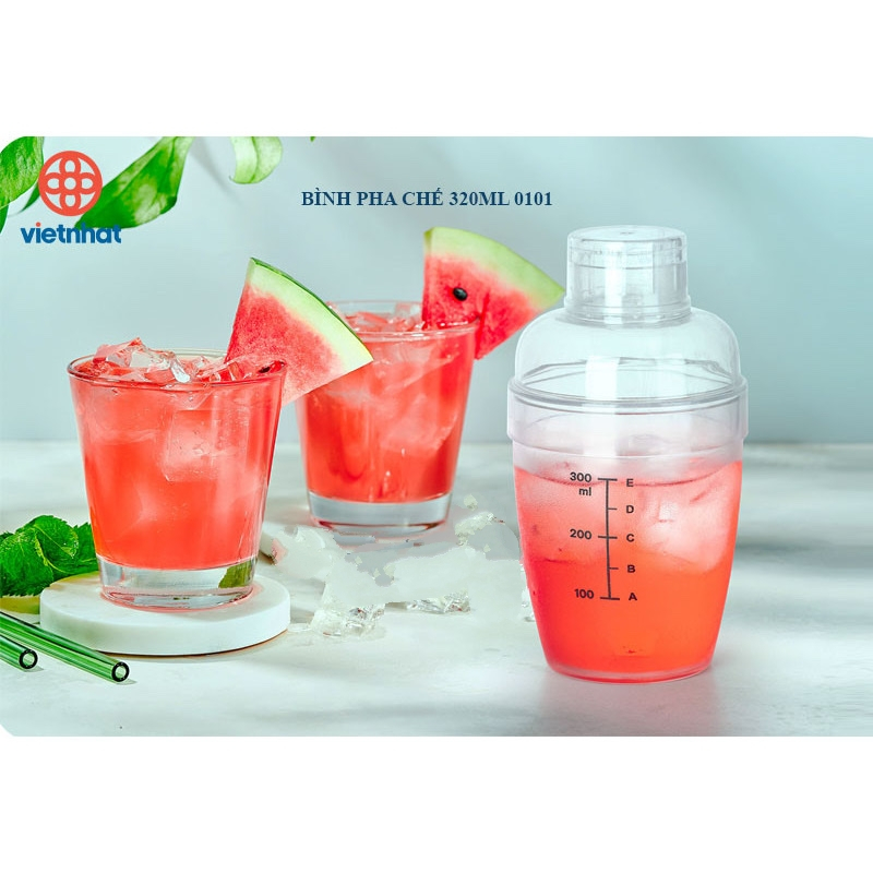 Bình Pha Chế Cocktail Shaker nhựa Việt Nhật