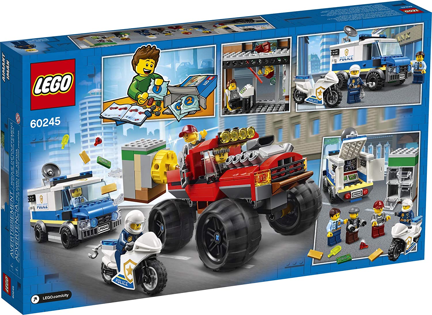 Lịch Sử Giá Lego City Police Monster Truck Heist 60245 Cảnh Sát Đồ Chơi, Bộ  Xây Dựng Mát Mẻ Dành Cho Trẻ Em, Mới 2020 Cập Nhật 6/2023 - Beecost