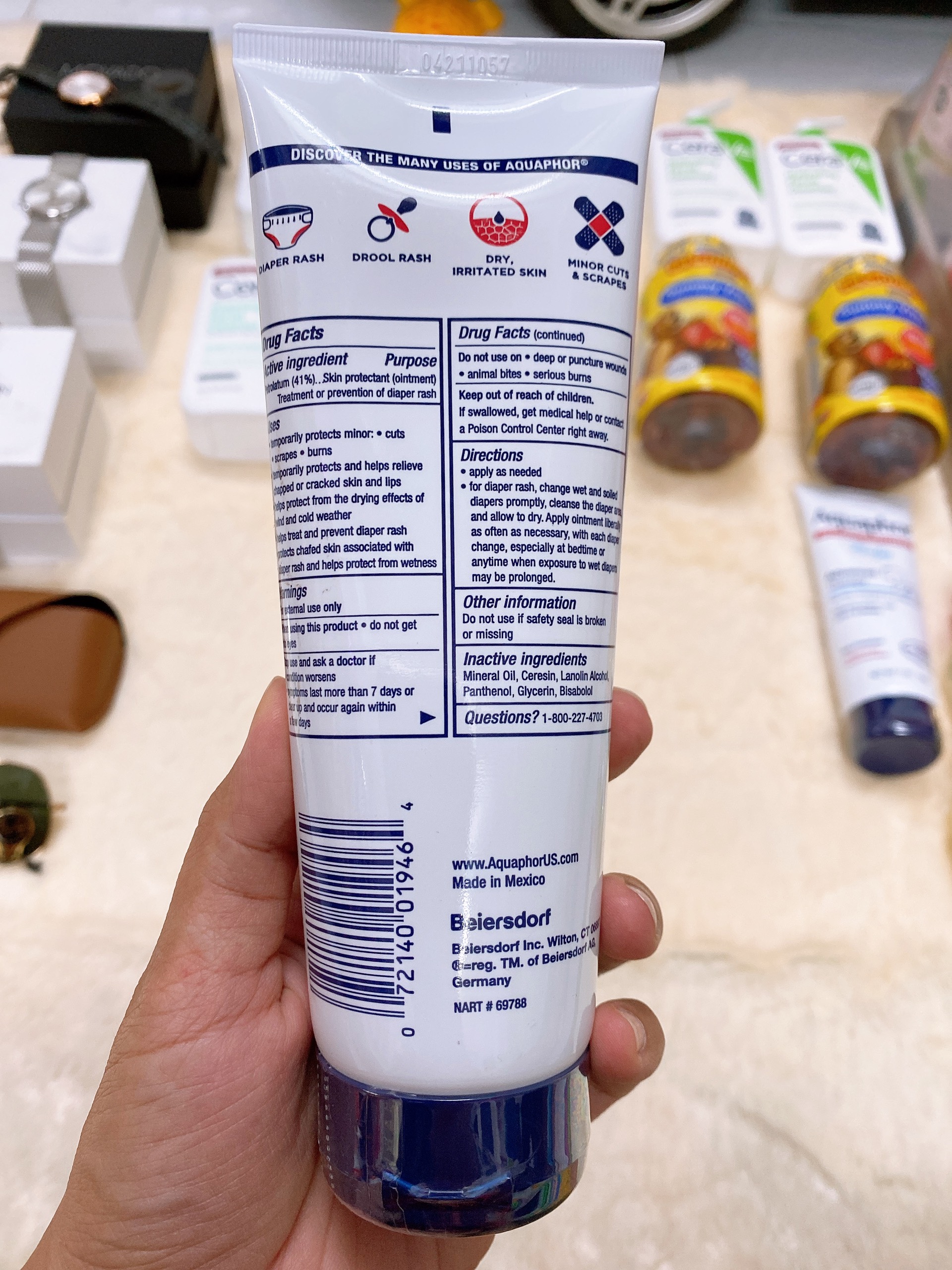 Kem chống hăm cho bé Aquaphor Mỹ