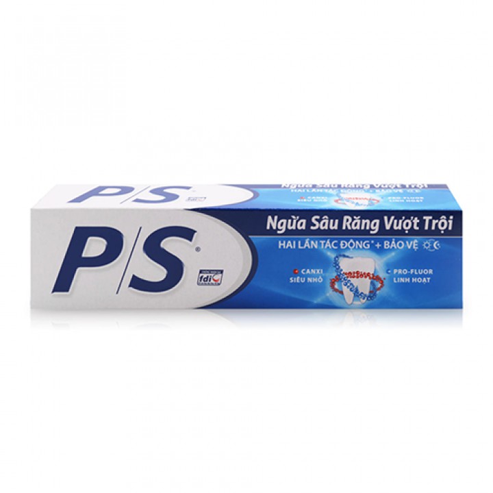 Combo 4 cây Kem đánh răng P/s ngừa sâu răng vượt trội tuýp 100g - trắng răng tự nhiên