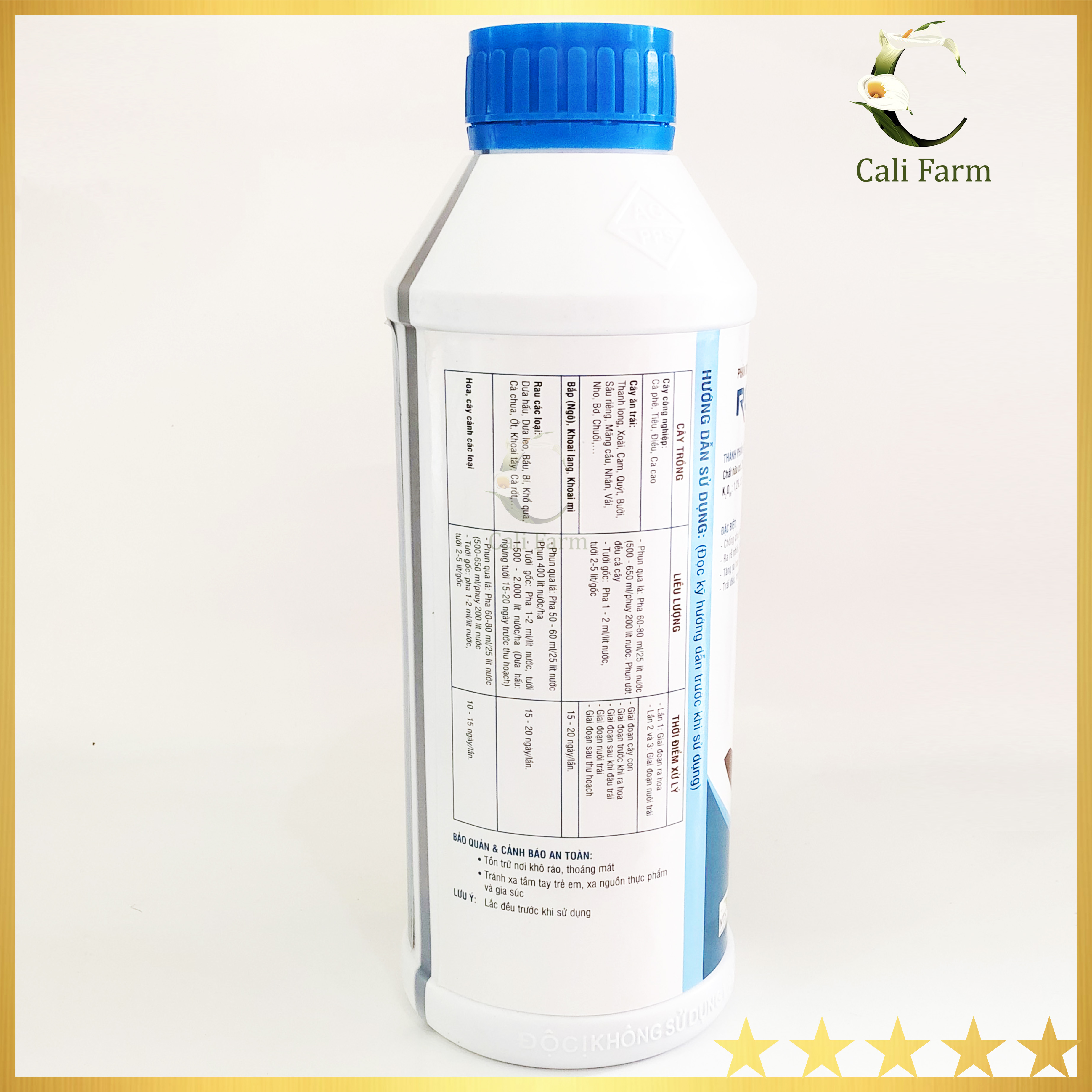 Phân Bón Lá Hữu Cơ Khoáng Cao Cấp Rootwell 1Lít