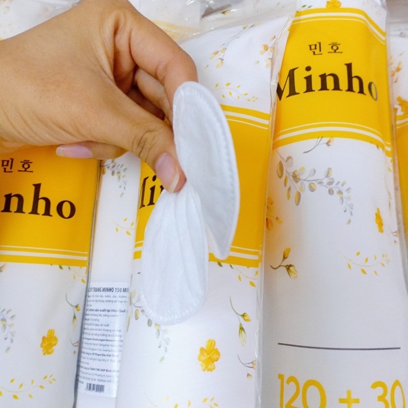 Bông tẩy trang Hàn Quốc Minho 230 miếng