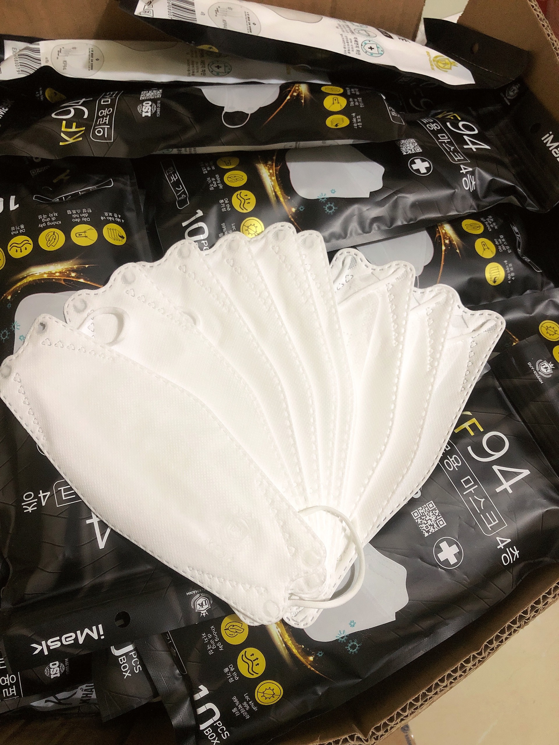 Sỉ thùng khẩu trang Kf 94 tiêu chuẩn Hàn Quốc ,  !!!