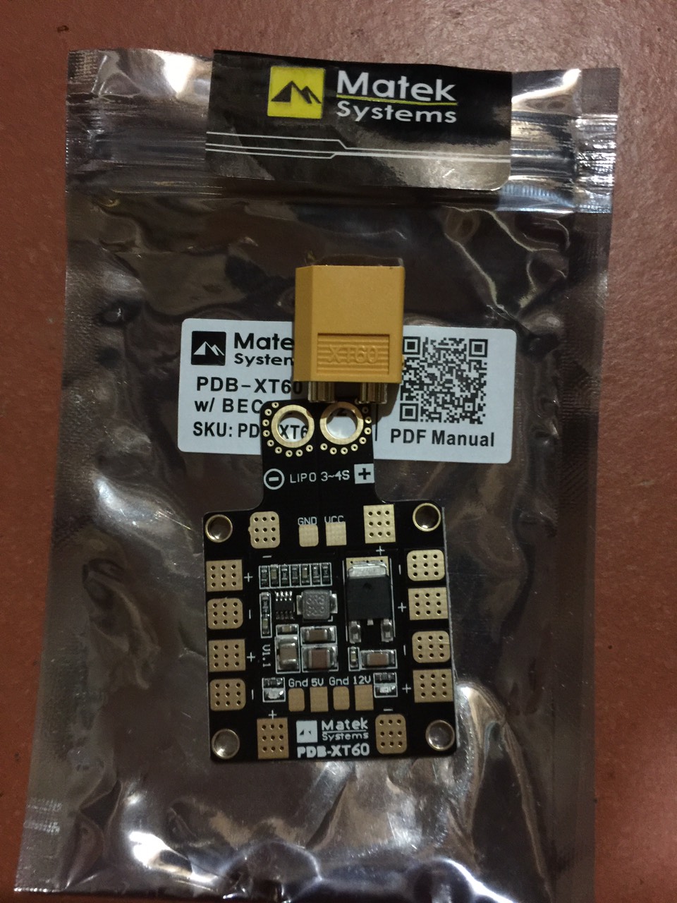 Mạch PDB Matek MINI Chia Nguồn output 5V,12V