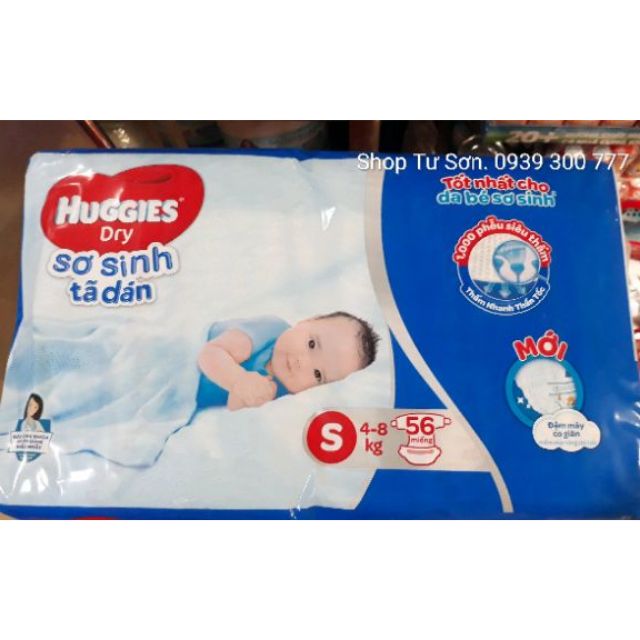 Tã dán Sơ Sinh Huggies S56