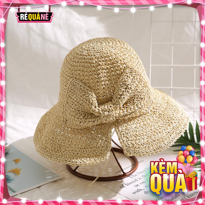 Beach solid bowtie espadrilles cap RQN1307 - requane