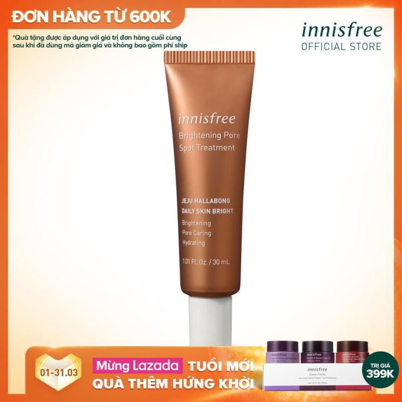 Tinh chất dưỡng sáng da 3 trong 1 innisfree Brightening Pore Spot Treatment 30ml giá rẻ