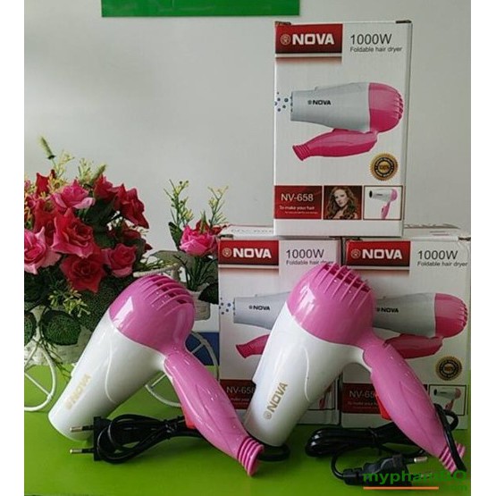 [HCM]Máy Sấy Tóc Gấp Gọn Mini Nova 1290 (Du Lịch)