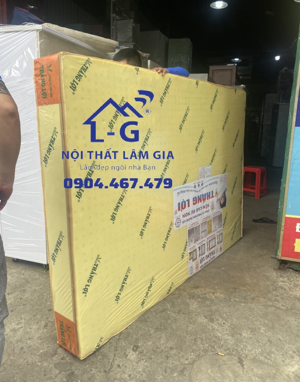 Nệm cao su non thắng lợi bảo hành 10 năm chính hãng 100%