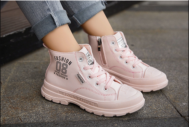 Giày cao cổ bé gái phong cách Hàn Quốc Ta73 - Mẫu mới