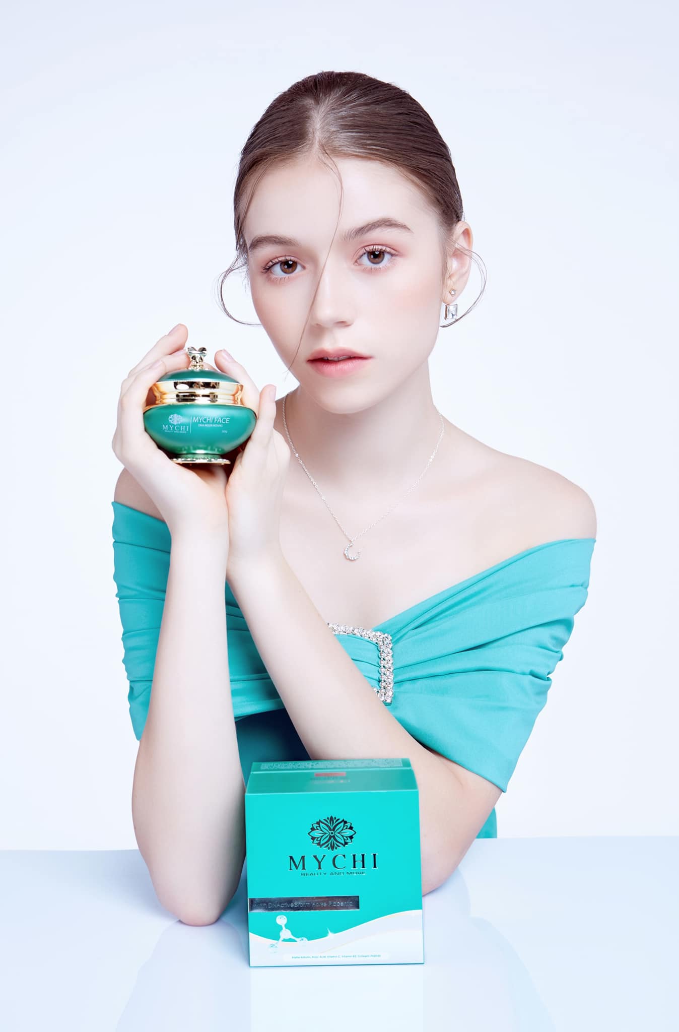 Kem Face Mychi (tặng sữa rửa mặt Mychi) - Kem dương da mặt