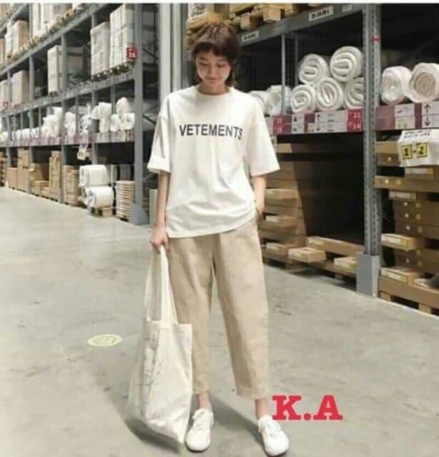 Quần Baggy Kaki mềm - kèm ảnh thật