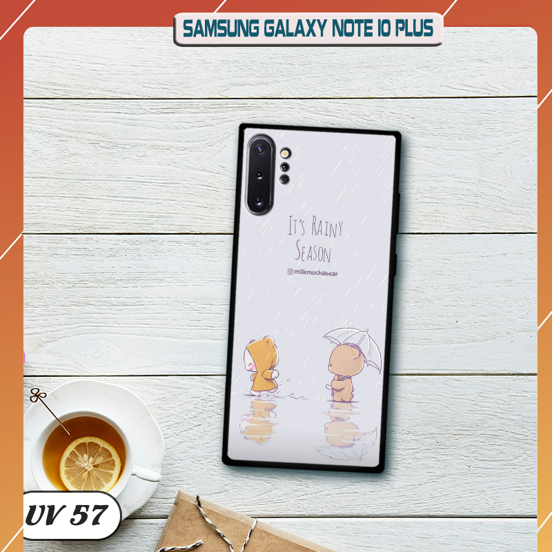 Ốp điện thoại SAMSUNG GALAXY NOTE 10 PLUS - lưng nhám viền dẻo