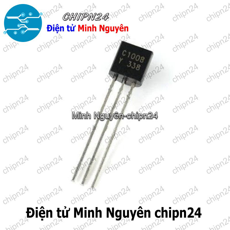 [25 con] (KT1) Transistor C1008 TO-92 NPN 0.7A 80V (C1008-Y 2SC1008-Y 1008) - HH004520