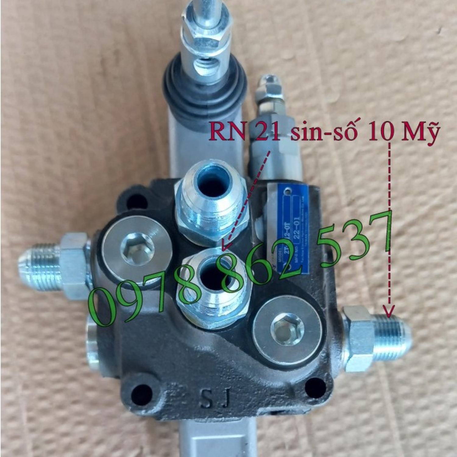 Rắc co thuỷ lực Ren 21 G1/2''-số 10 Mỹ