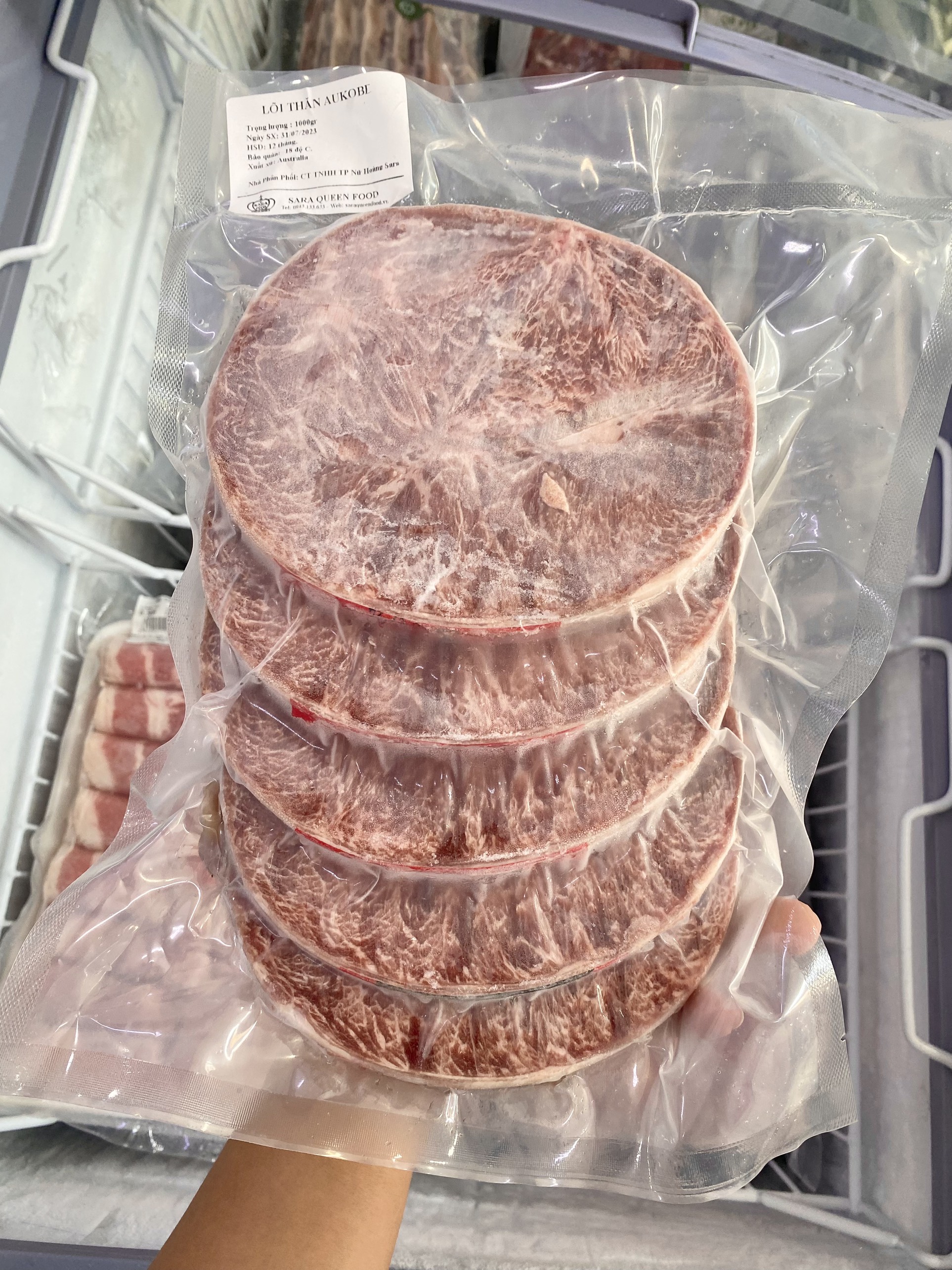 Lõi thăn bò Aukobe Úc (1kg)