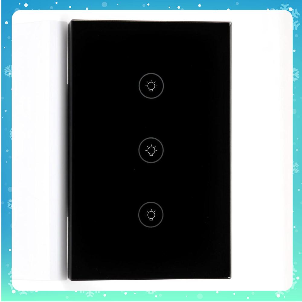 Công Tắc Wifi Điều Khiển Từ Xa Tuya (3 Nút) - Bảo hành 12 tháng