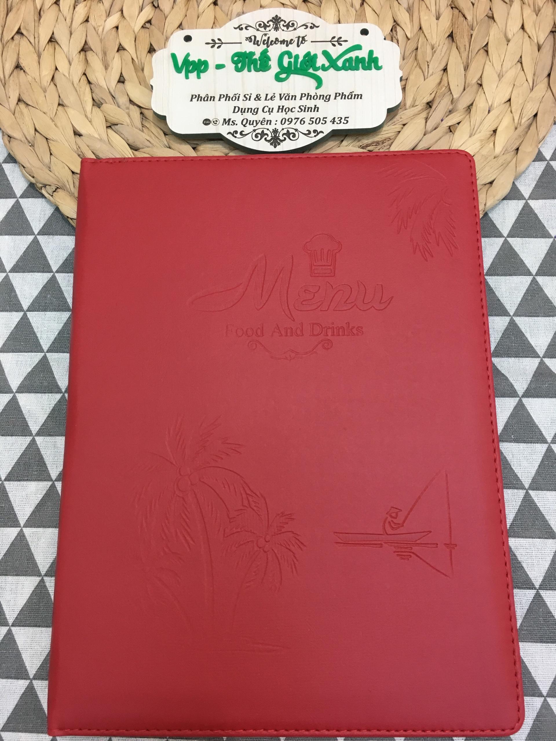 BÌA MENU 10 LÁ CAO CẤP 21210 (24*32CM)