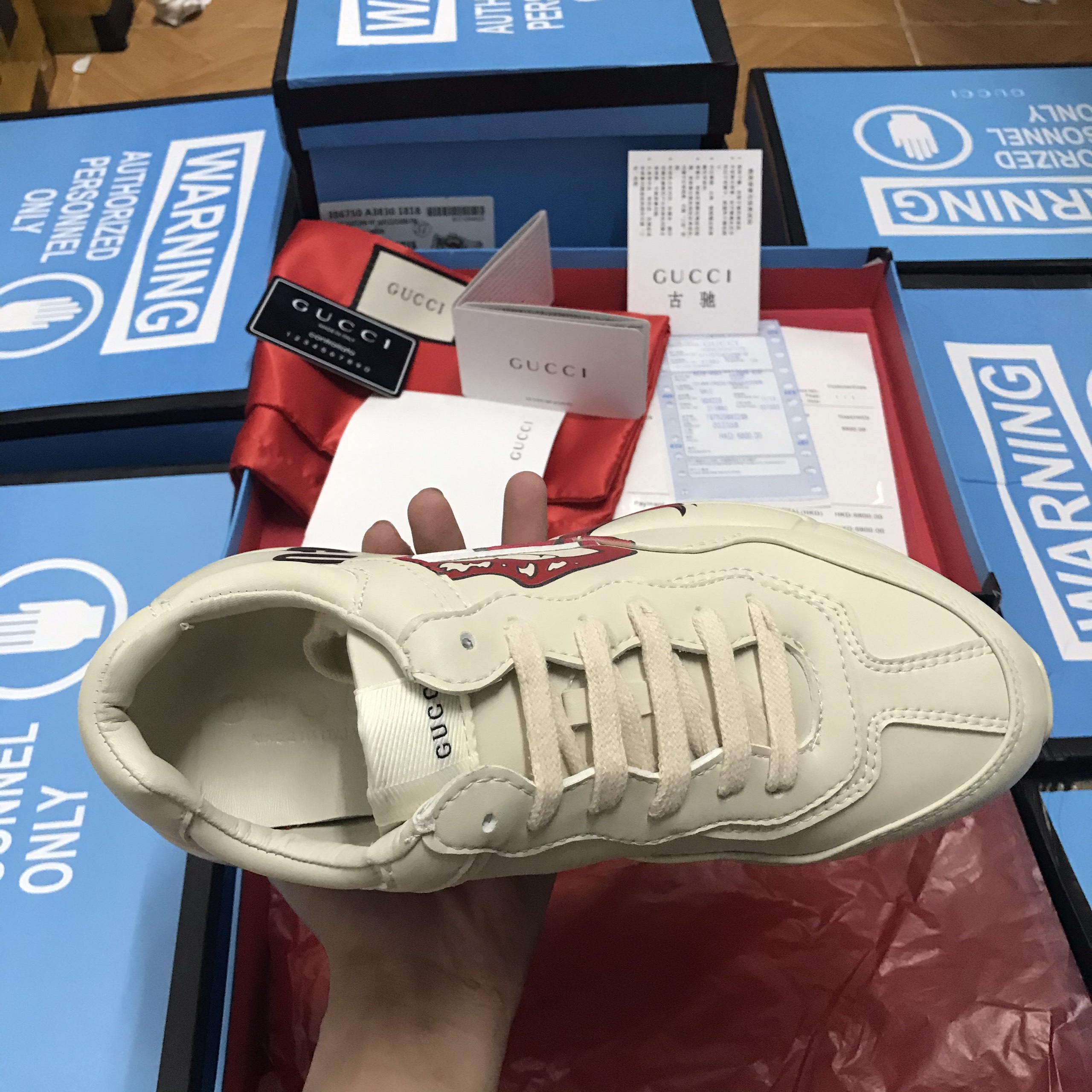 Giày Sneaker Rhyton chucky with mouth ( Giày ＧＵＣＣＩ)