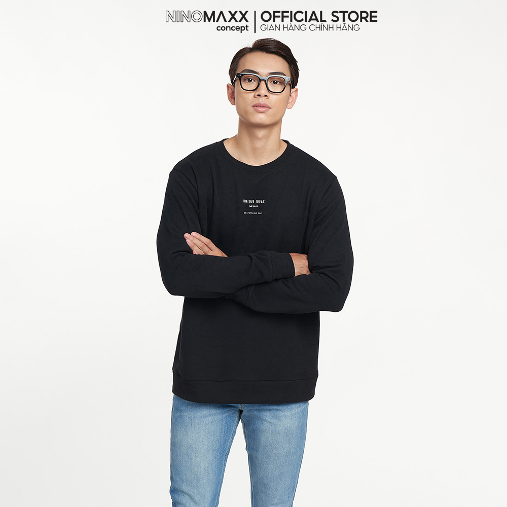 [CÒN SIZE M] Áo hoodies Basic Nam chất liệu cotton pha polyester NINOMAXX  2208029