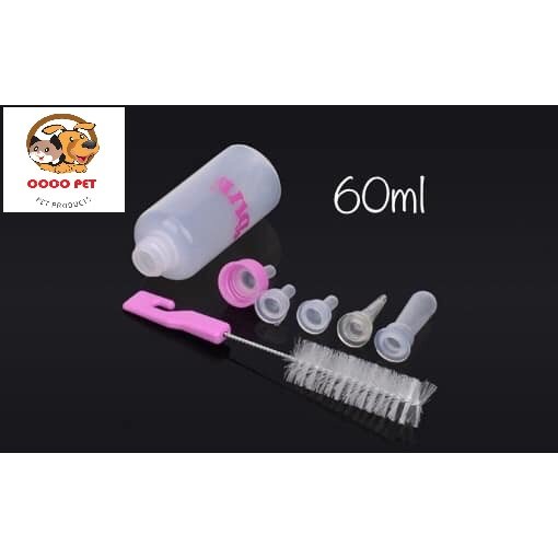 Bình Ti Sữa/Bình Sữa Dành Cho Chó Mèo Sơ Sinh 60ML