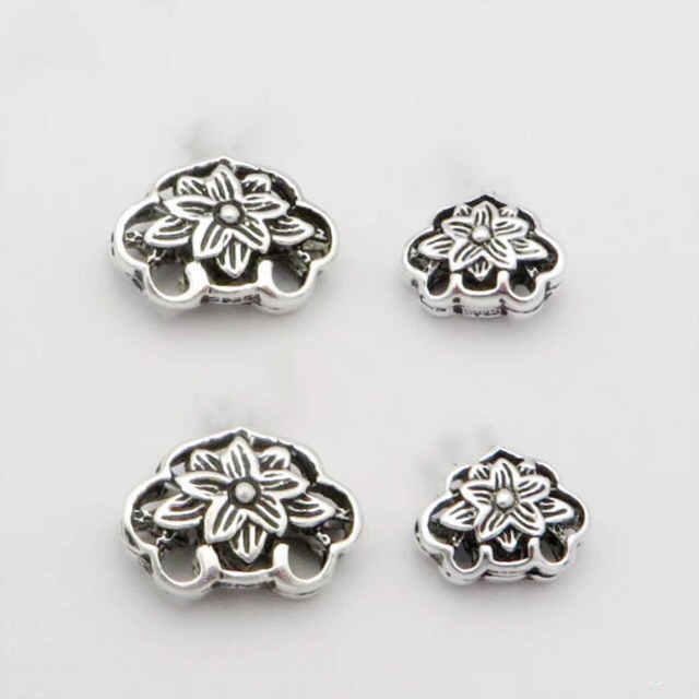 [S925] Charm bạc 3D hình trái tim - MH178
