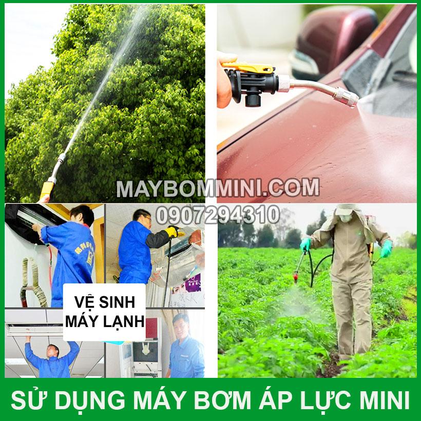 Máy Bơm Mini Áp Lực 12V 24V Shell Cao Cấp Tự Động