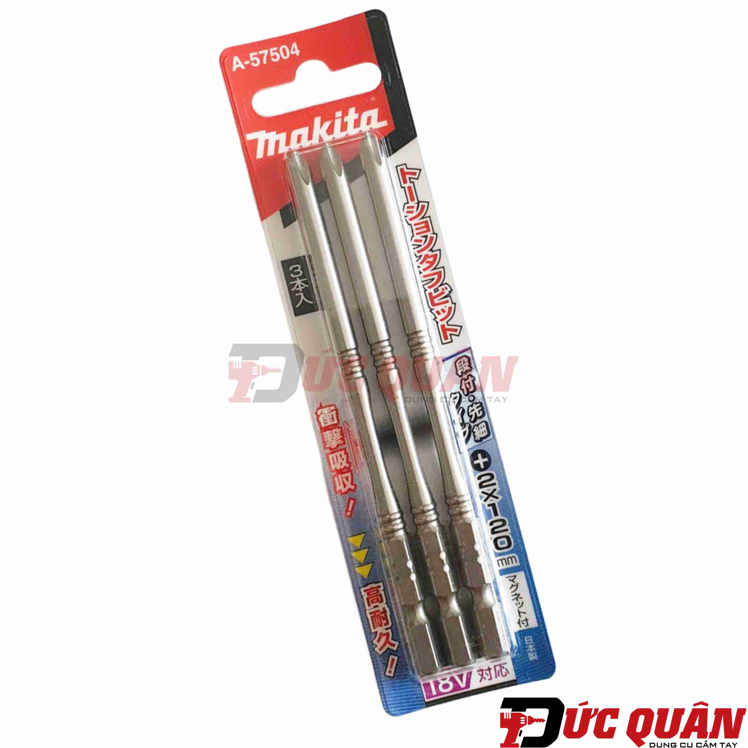 Mũi vít (PH2x120mm) Makita A-57504 ( 1 đầu)