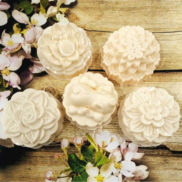 Combo 05 khuôn làm rau câu nghệ thuật rau câu 3D ấn xôi ép cơm bento tạo hình bánh trung thu đa năng cao cấp (cỡ lớn)