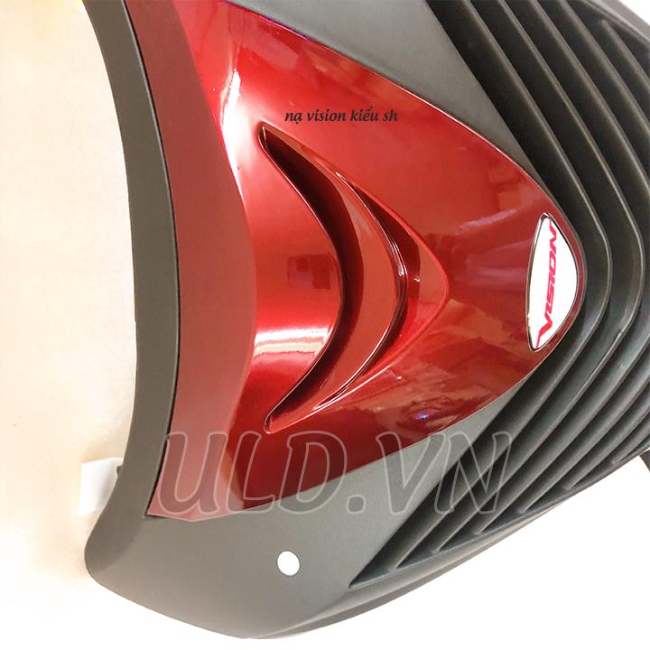 [HCM]MẶT NẠ XE MÁYVISION KIỂU SH màu đô