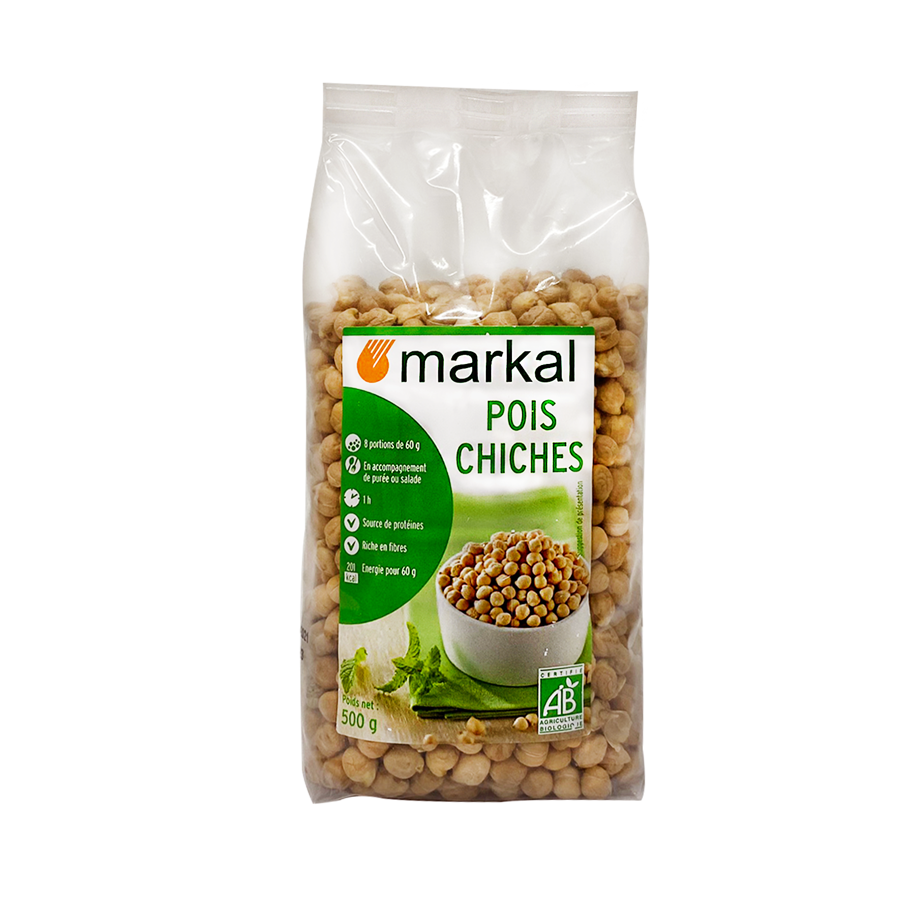 Đậu gà hữu cơ markal 500g - leaf organic hcm