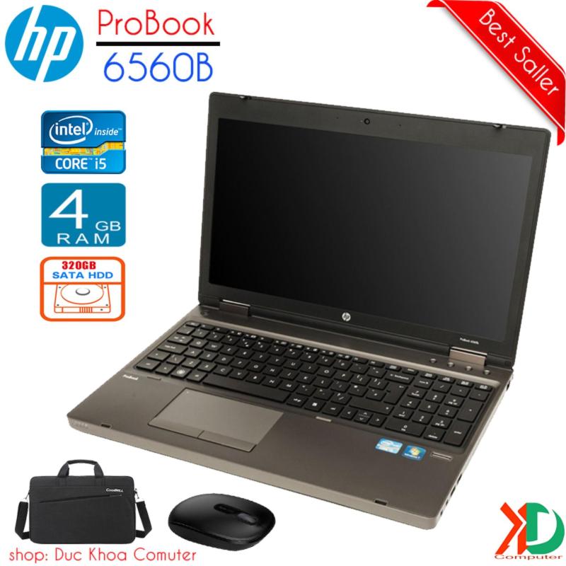 Laptop HP Probook 6560B Core i5-2520M, 4gb Ram, 320gb HDD, màn 15.6 HD+, tặng túi, chuột không dây
