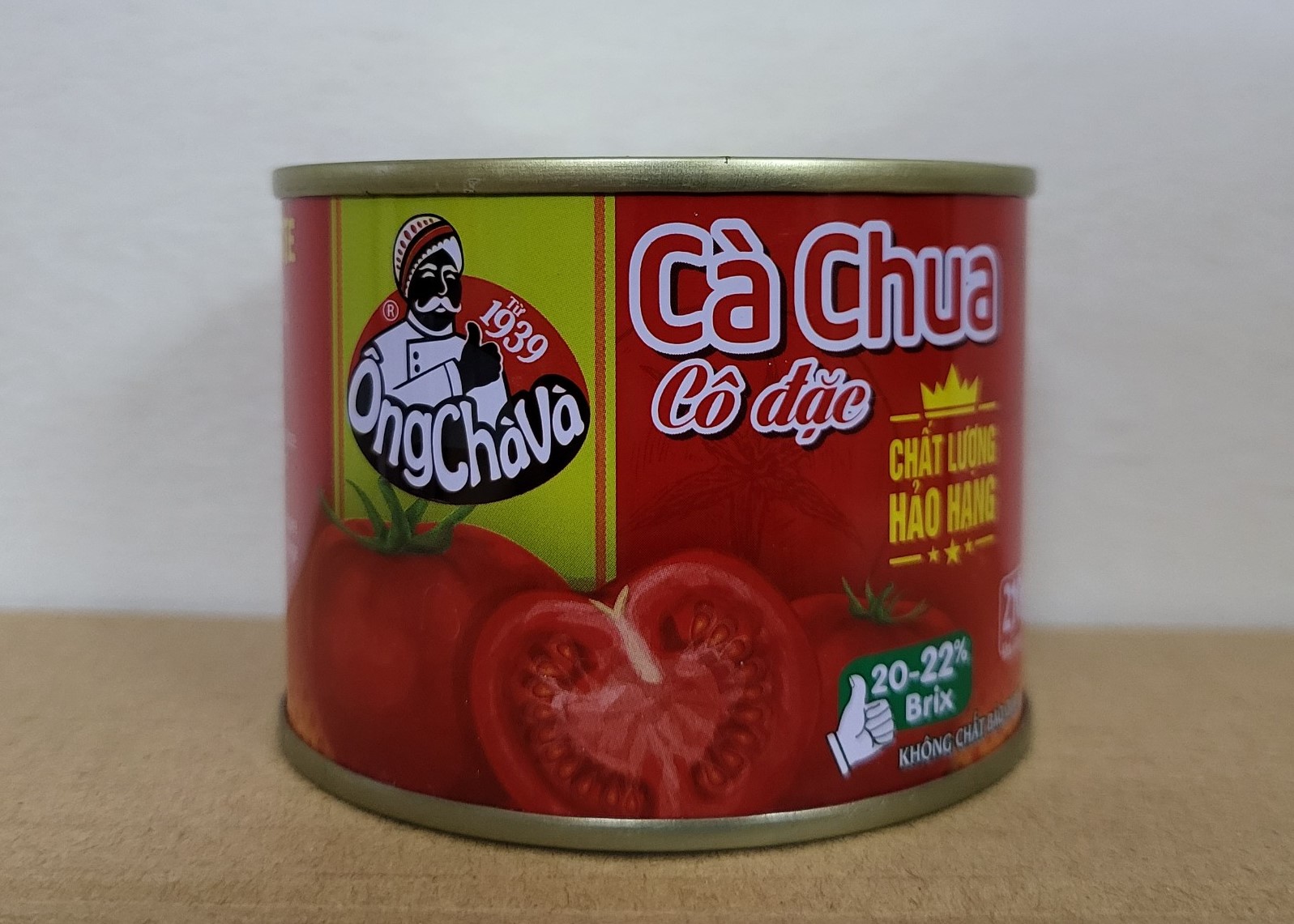 Ông chà và cà chua cô đặc double concentrated tomato paste