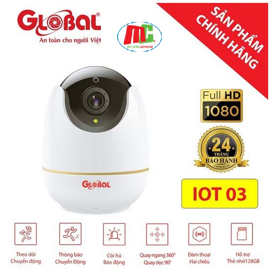 Camera IP Global IOT 03 (1080P) 2.0mpx - Hàng